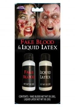 Fun World 1 Oz Blood & Liquid Latex Duo Accessory