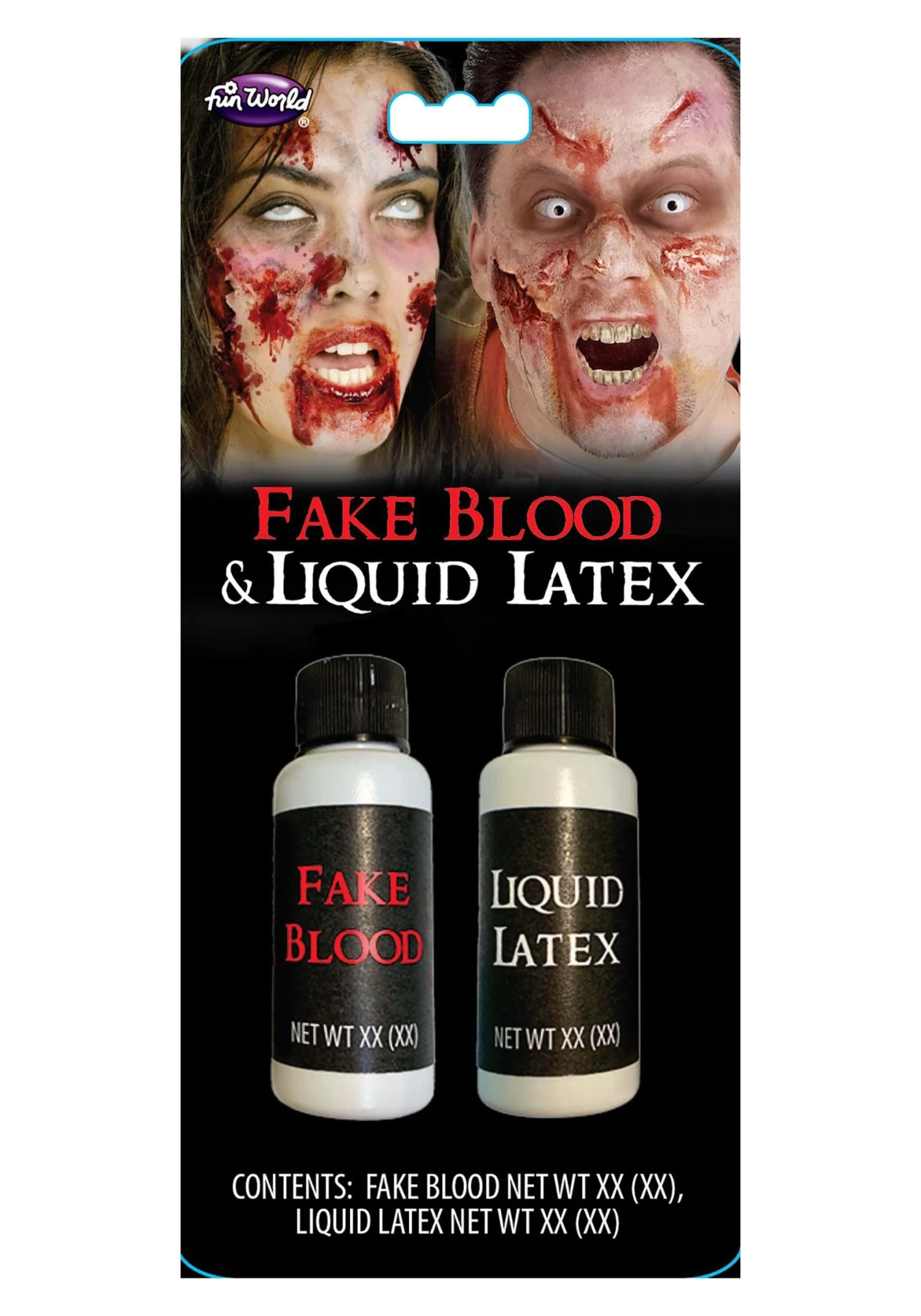 Fun World 1 Oz Blood & Liquid Latex Duo Accessory 3 Fun World 1 Oz Blood & Liquid Latex Duo Accessory