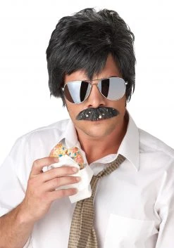 California Costume Collection Adult Ace Detective Mustache & Wig Kit