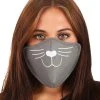 Elope Adult Gray Cat Face Mask -HALLOWEEN COSTUMES Sales adult cat face mask gray