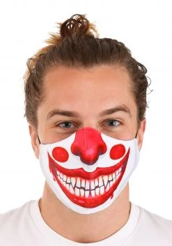 Elope Adult's Clown Sublimated Face Mask