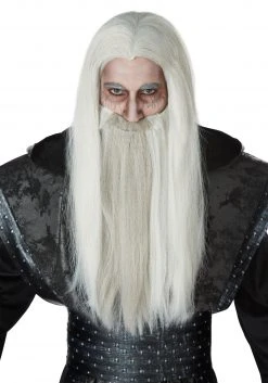 California Costume Collection Adult Dark Wizard Wig And Beard Set