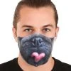 Elope Adult Pug Sublimated Face Mask -HALLOWEEN COSTUMES Sales adult pug sublimated face mask