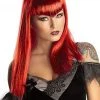 Rubies Costume Co. Inc Red Glitter Adult Vampire Wig -HALLOWEEN COSTUMES Sales adult red glitter vampire wig