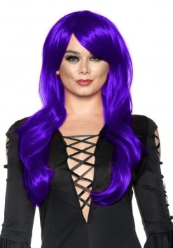 Underwraps Sassy Purple Wig For Adults