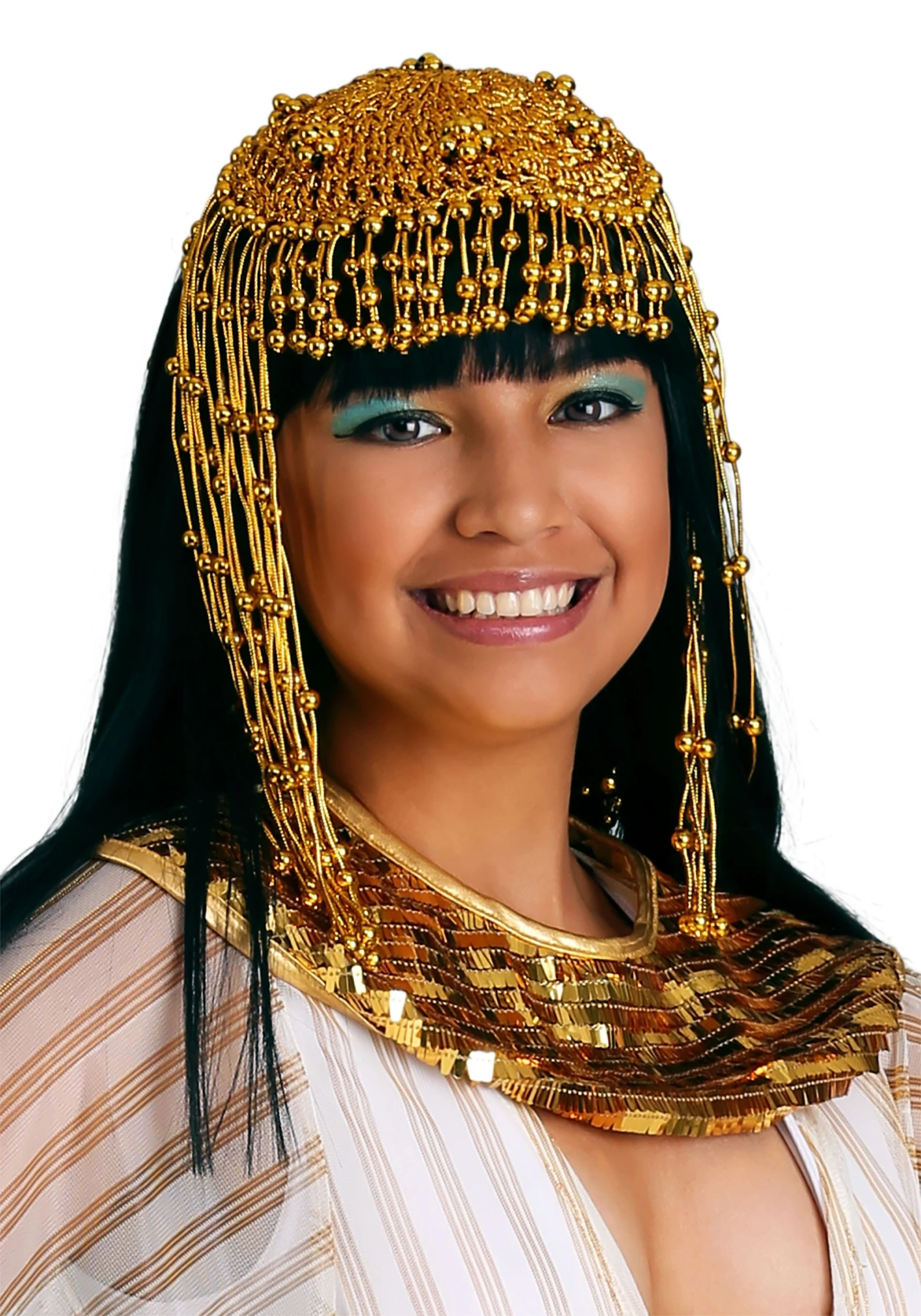 Forum Novelties, Inc Cleopatra Beaded Headpiece For Women 5 Forum Novelties, Inc Cleopatra Beaded Headpiece For Women - Image 3