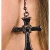 Rubies Costume Co. Inc Black Cross Earrings -HALLOWEEN COSTUMES Sales black cross earrings
