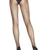 Leg Avenue Black Plus Size Fishnet Women's Tights With Backseam -HALLOWEEN COSTUMES Sales black plus fishnet tights with backseam