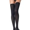 Leg Avenue Black Thigh High Stockings -HALLOWEEN COSTUMES Sales black thigh high stockings