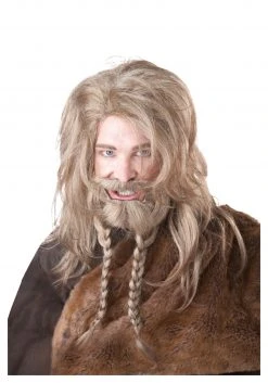 California Costume Collection Blonde Viking Wig, Beard And Mustache