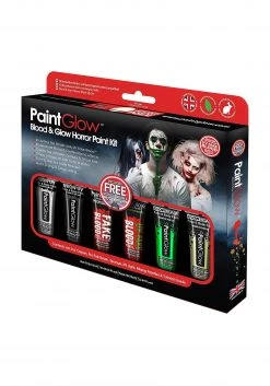 PaintGlow Blood And Glow Halloween Makeup Kit