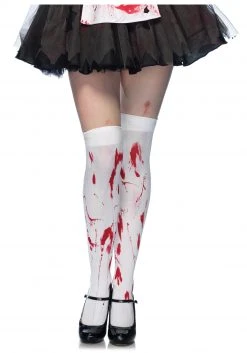 Leg Avenue Bloody Thigh High Stockings