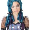 California Costume Collection Blue / Purple Doll Curls Wig