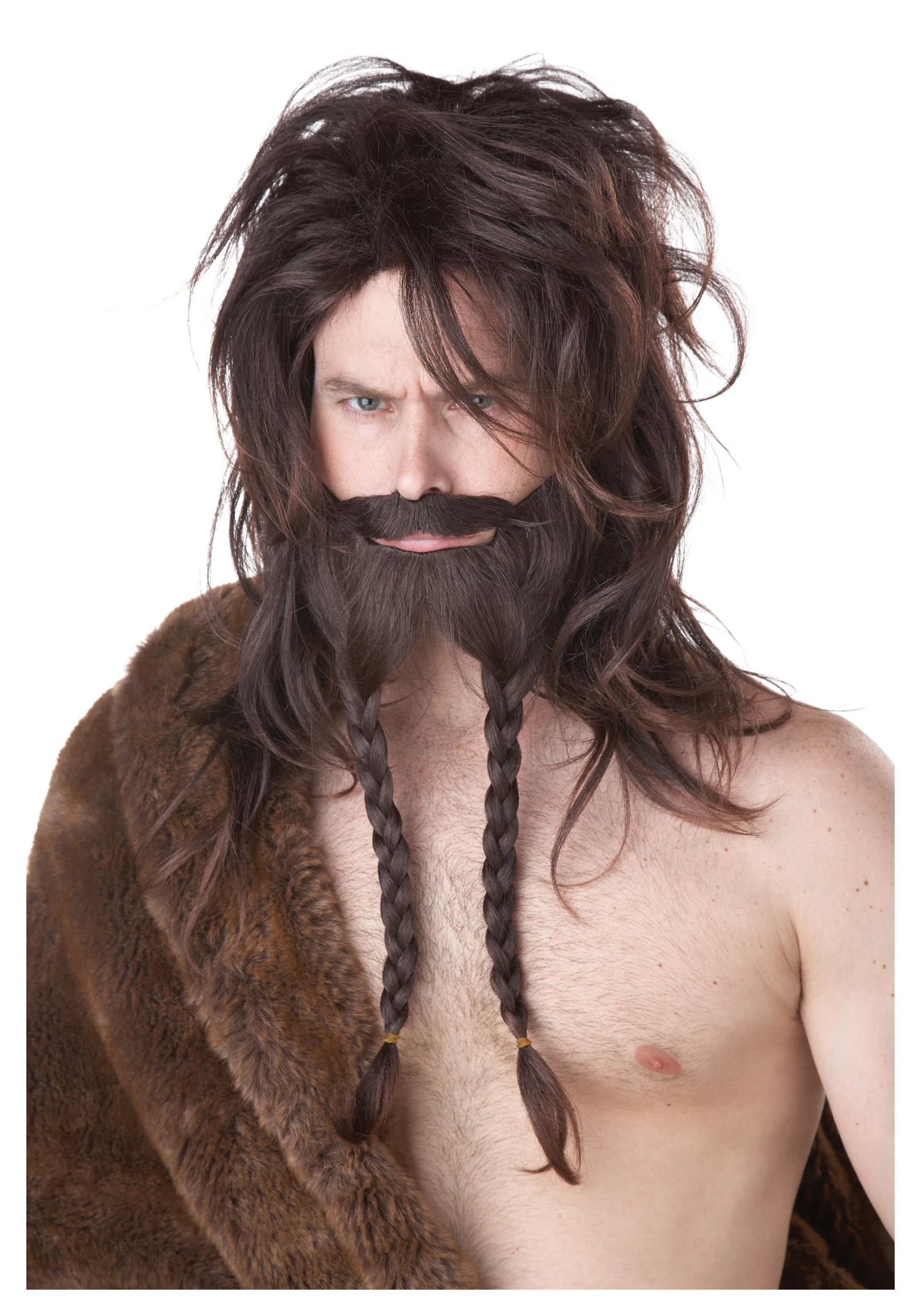 California Costume Collection Brown Viking Wig, Beard And Mustache 3 California Costume Collection Brown Viking Wig, Beard And Mustache