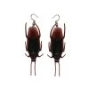 Seeing Red Women's Cockroach Earrings -HALLOWEEN COSTUMES Sales cockroach earrings