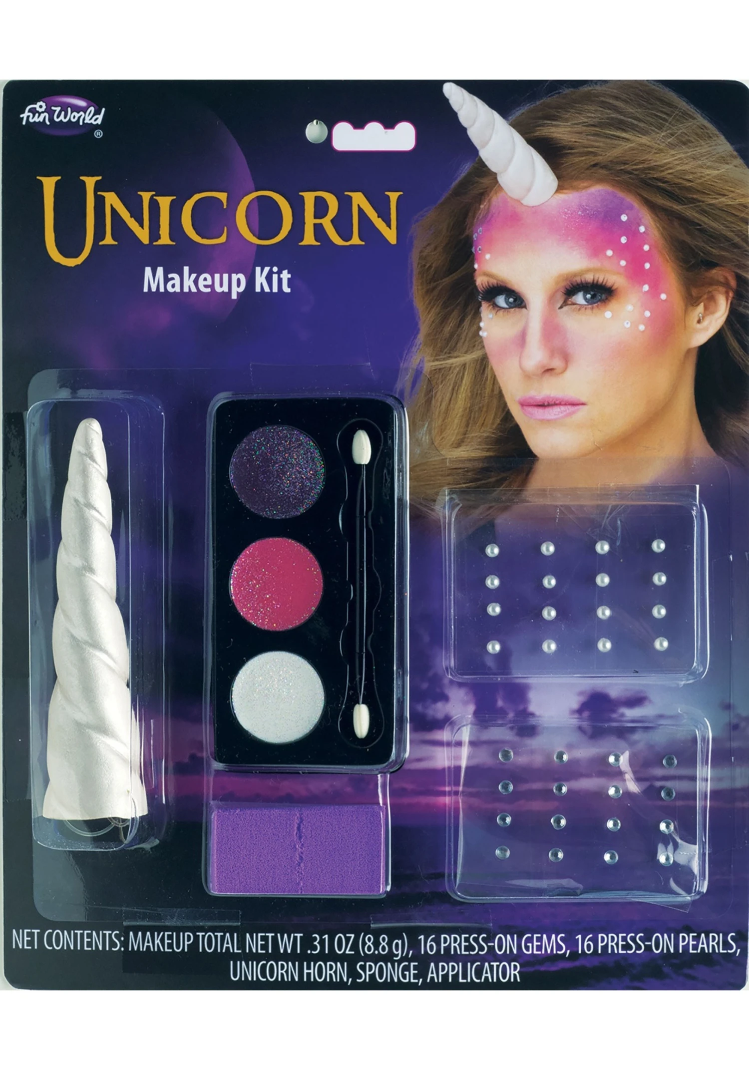 Fun World Complete Unicorn Makeup Kit 3 Fun World Complete Unicorn Makeup Kit