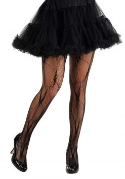 NINGBO PARTYCRAZE COSTUME CO.,LTD. Black Vein Fishnet Tights For Women