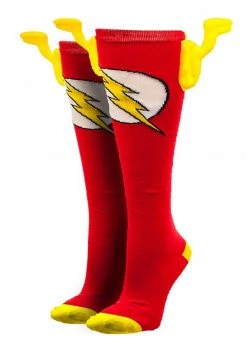 Bioworld Merchandising / Independent Sales DC Comics Flash Knee High Wing Socks