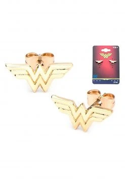 SALESONE DC Comics Wonder Woman Logo Stud Earrings