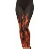 Forum Novelties, Inc Devil Fire Sublimation Leggings -HALLOWEEN COSTUMES Sales devil fire sublimation leggings