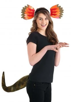 Elope Headband & Tail Kit Dilophosaurus