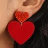 Anarchy Street Double Heart Drop Lucite Earrings -HALLOWEEN COSTUMES Sales double heart drop lucite earring update