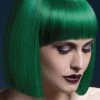 Smiffys Women's Fever Green Lola Heat Styleable Wig