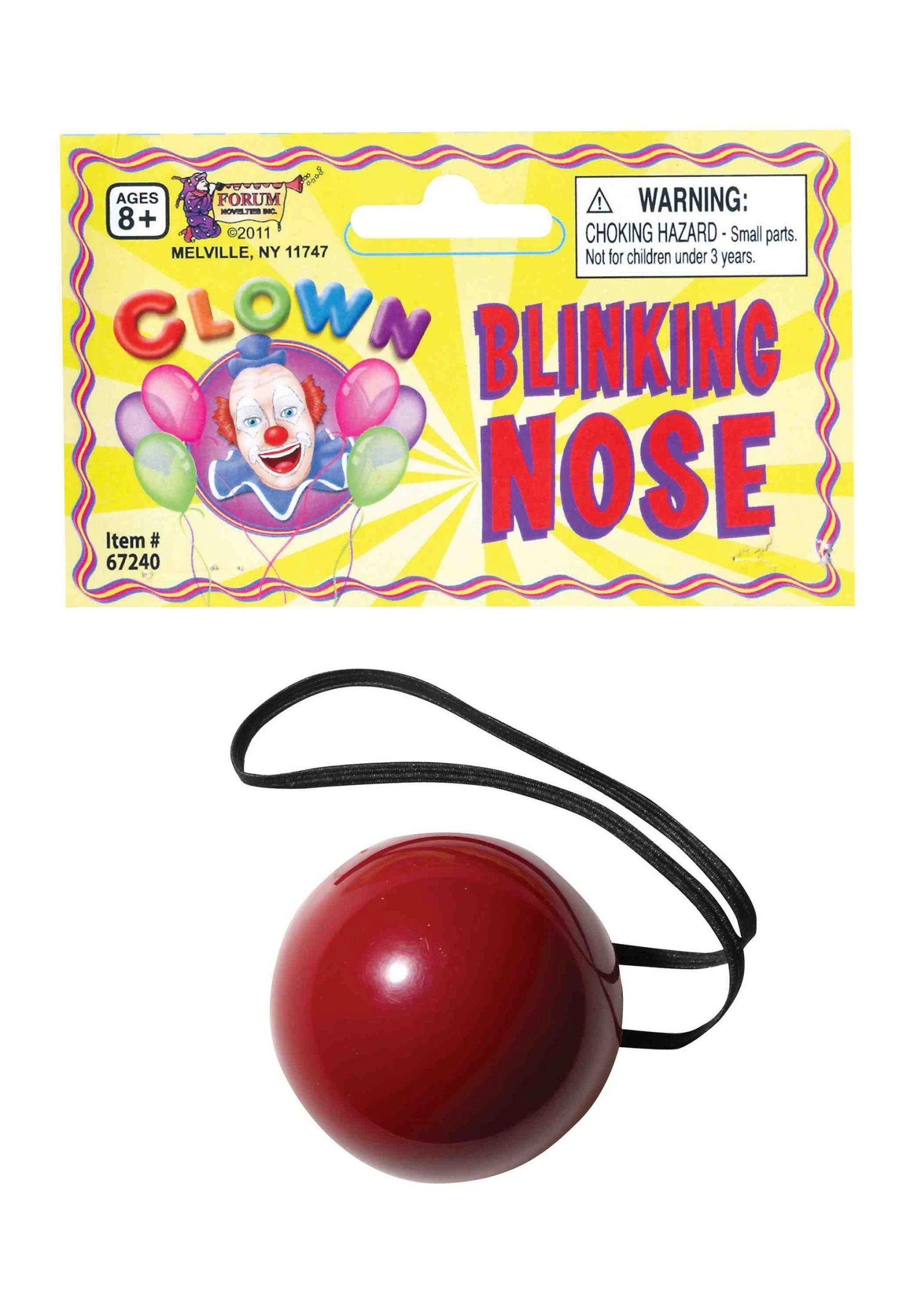 Forum Novelties, Inc Flashing Red Nose 3 Forum Novelties, Inc Flashing Red Nose