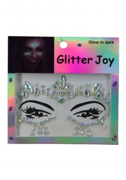 Western Fashion Glow In The Dark Face Jewels
