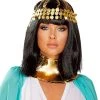 Roma Gold Coin Head Piece -HALLOWEEN COSTUMES Sales gold coin head piece