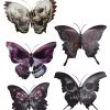 Sunstar Industries Gothic 4 Inch Butterfly 5 Pack Clip Set 2 Sunstar Industries Gothic 4 Inch Butterfly 5 Pack Clip Set -HALLOWEEN COSTUMES Sales gothic 4 inch butterfly 5 pack clip set