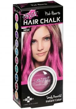 Developlus Splat- Hair Chalk In Pink Hearts (Fuchsia)