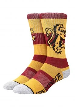 Bioworld Merchandising / Independent Sales Harry Potter Rugby Stripe Gryffindor Crew Socks