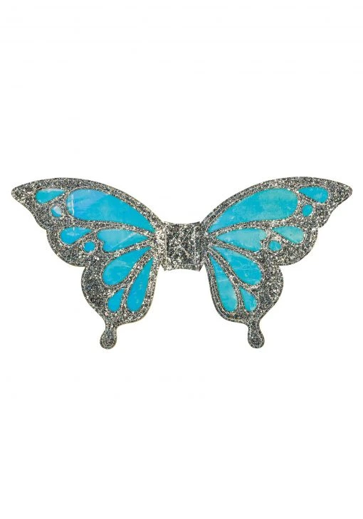 Rubies Costume Co. Inc Kids Silver Glitter Iridescent Butterfly Wings 3 Rubies Costume Co. Inc Kids Silver Glitter Iridescent Butterfly Wings -HALLOWEEN COSTUMES Sales kids silver glitter iridiscent butterfly wings accessory