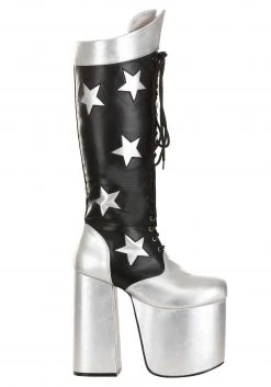 A Leading Role KISS Starchild Boots For Men -HALLOWEEN COSTUMES Sales kiss starchild boots alt 2