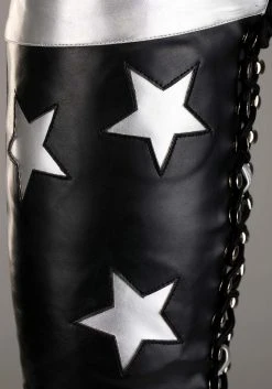 A Leading Role KISS Starchild Boots For Men -HALLOWEEN COSTUMES Sales kiss starchild boots alt 5