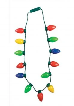 Forum Novelties, Inc Christmas Bulb Light Up Necklace