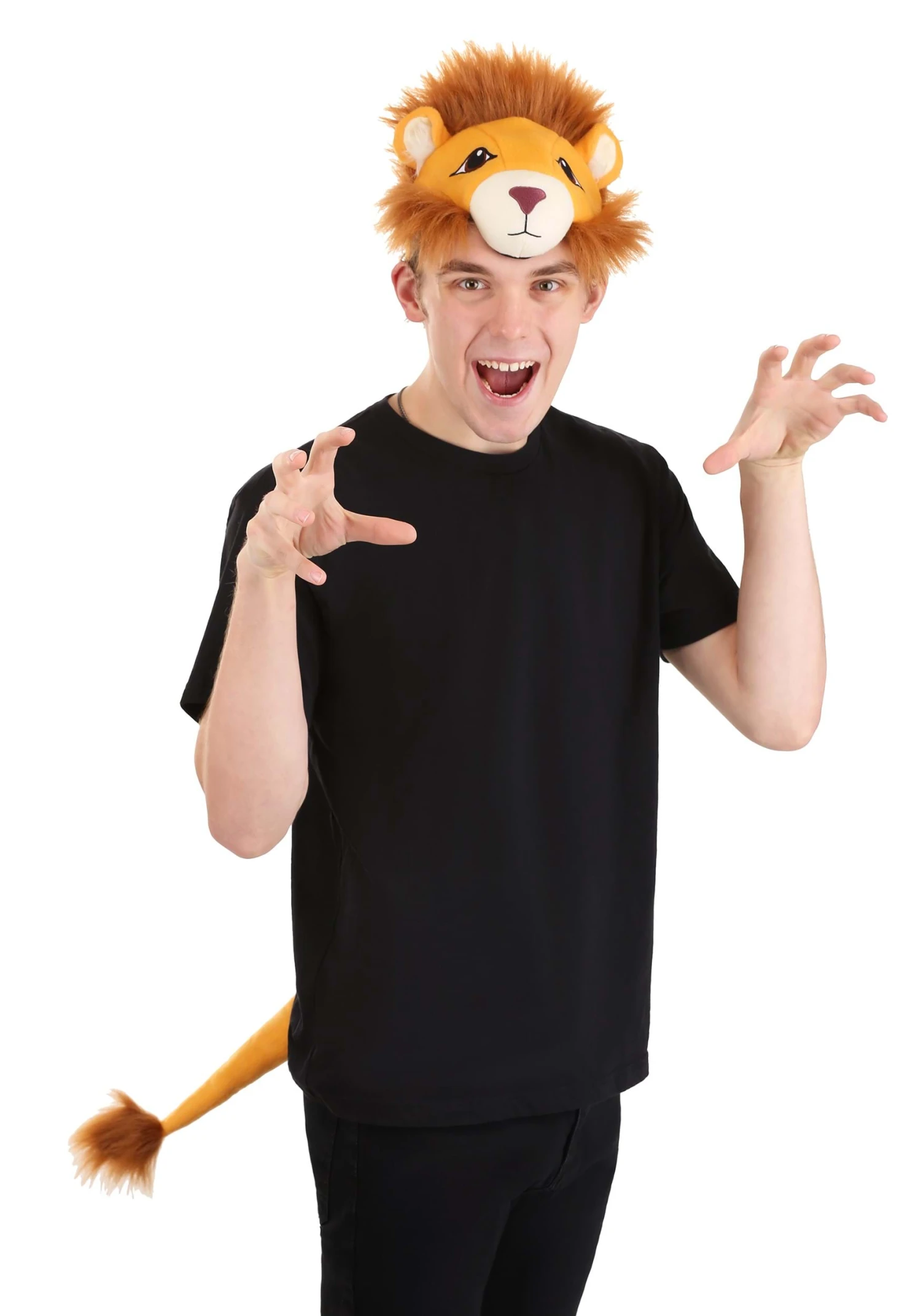 Elope Plush Lion Headband & Tail Kit 4 Elope Plush Lion Headband & Tail Kit - Image 2