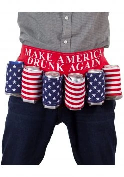 Calhoun Sportswear Make America Drunk Again Beer Belt