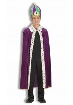 Forum Novelties, Inc Adult Mardi Gras Robe And Crown Set