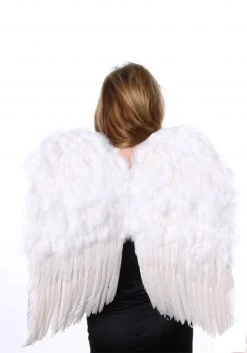 Zucker Feather Medium White Feather Angel Wings