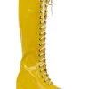 A Leading Role Men's Yellow Wrestling Boots