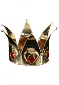 Elope Mini Queen Of Hearts Costume Crown For Adults