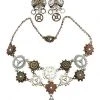 Elope Multi Gear Necklace & Earrings For Adults -HALLOWEEN COSTUMES Sales multi gear necklace earrings