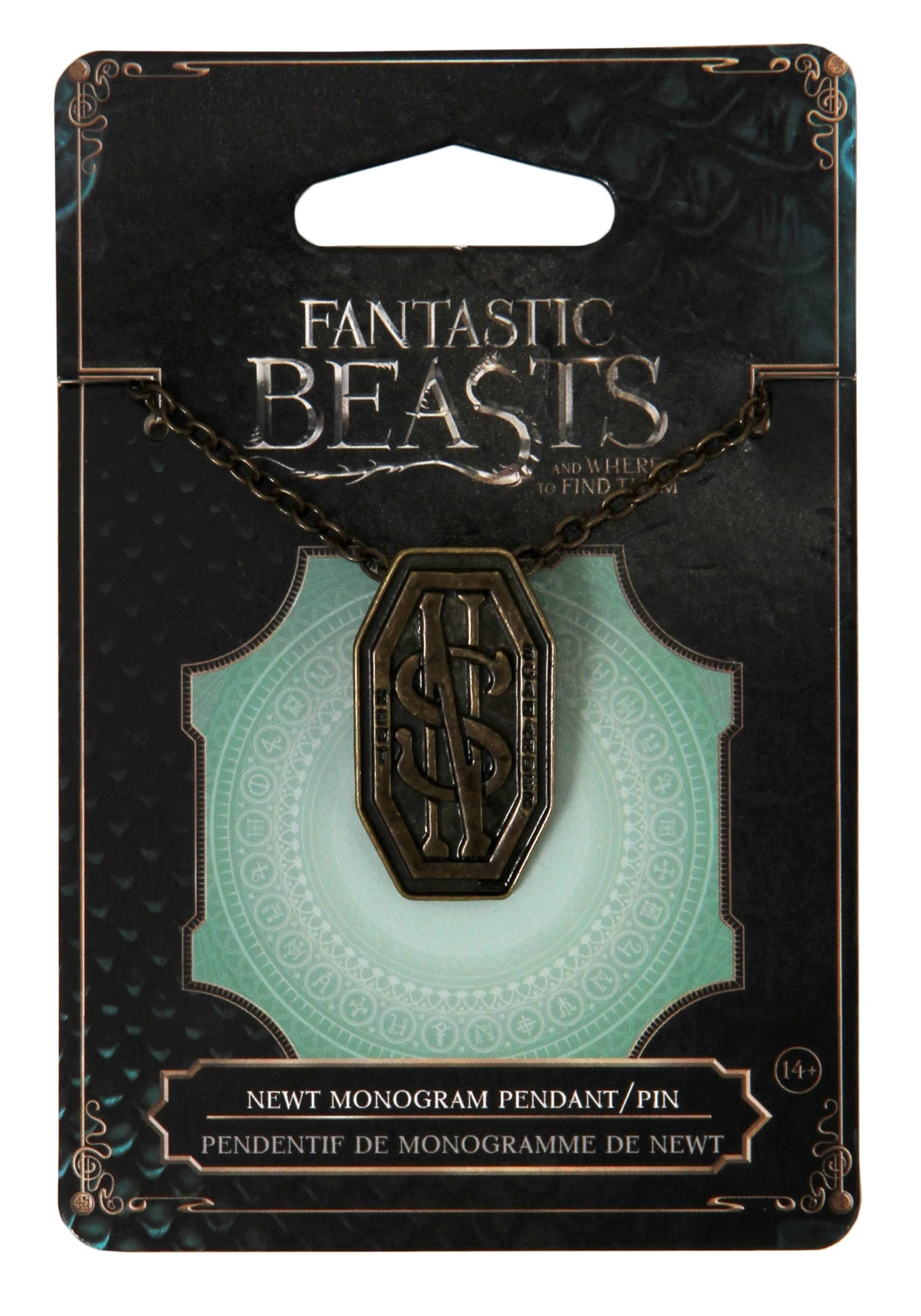 Elope Newt Scamander Monogram Pendant Pin 4 Elope Newt Scamander Monogram Pendant Pin - Image 2