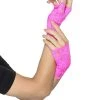Smiffys Pink Fingerless Lace Gloves For Women -HALLOWEEN COSTUMES Sales pink fingerless lace gloves