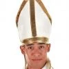 Elope White Pope Plush Hat -HALLOWEEN COSTUMES Sales pope plush hat