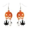 Western Fashion Spider Pumpkin Skull Earrings -HALLOWEEN COSTUMES Sales pumpkin skull spider earrings