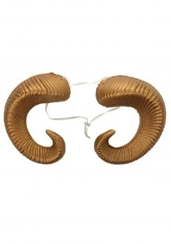 Elope Gold Ram Horns -HALLOWEEN COSTUMES Sales ram horns gold alt 1