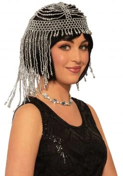Forum Novelties, Inc Silver Beaded Headpiece